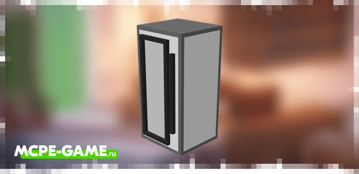 Refrigerator from the Kitchen Appliances mod in Minecraft