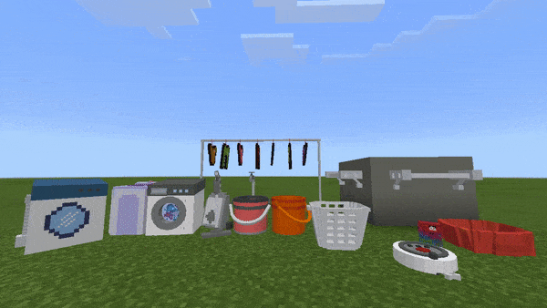 Laundry Set — Мод на мебель для прачечной комнаты