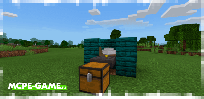 Automatic collection of resources from ore generators from the Ore Generator mod in Minecraft