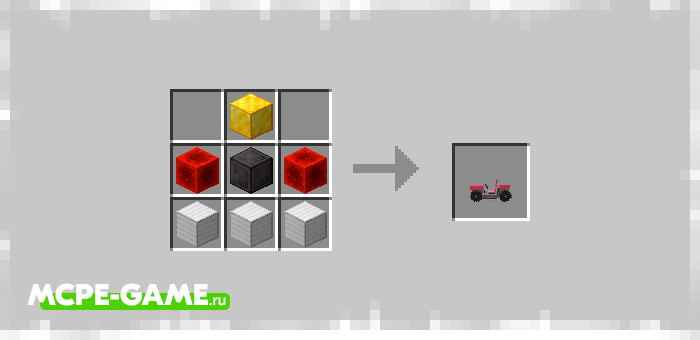 Recipe for Auto Railroading Machine Crafting in Minecraft