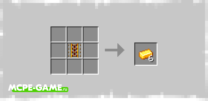 Example of disassembling items from the Uncrafting Table mod in Minecraft
