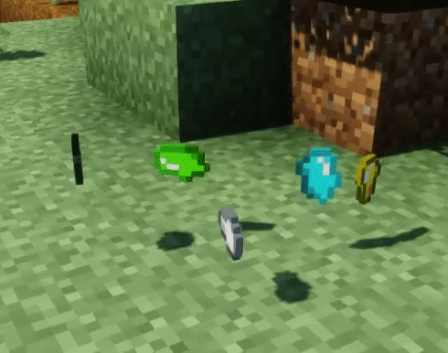Added 3D models for any blocks and objects on the ground