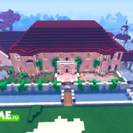 Beautiful Mansion — Красивый семейный особняк для Minecraft