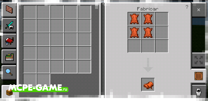 Saddle Crafting Recipe with the Crafting of Egg Generator and Items mod in Minecraft