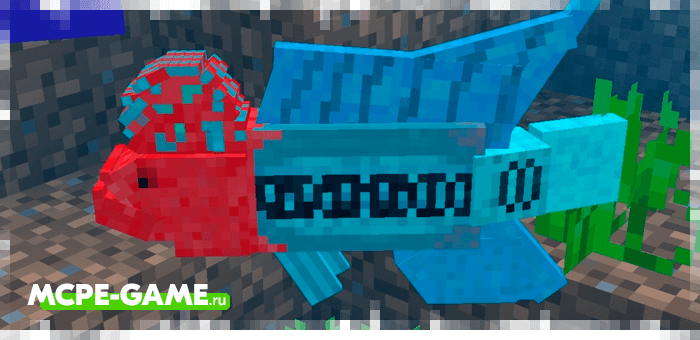 New fish from the Exoctic Fish mod for Minecraft