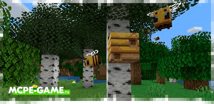 Beehives and Nests in Minecraft 1.14.0.1