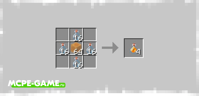 Крафт и стак бутылей меда в Майнкрафт 1.14.0.4