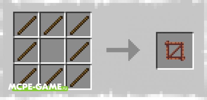 Recipe for the resize tool from the More Useful Chests mod for Minecraft