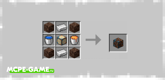 Recipe for Soul Sand Generator Crafting
