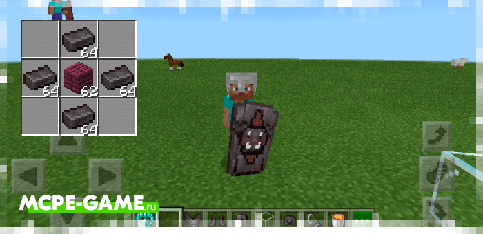 Nerith Shield from the Spartan Shields mod for Minecraft