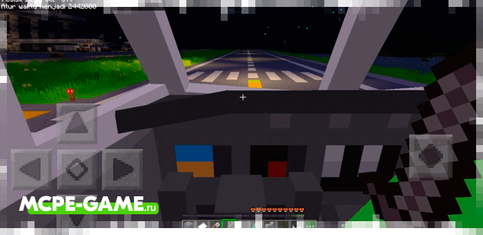 Plane from the Airliner mod for Minecraft