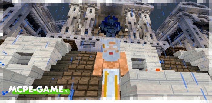 Zeus from God Of War mod for Minecraft