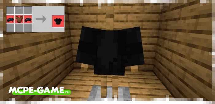 Long Sleeve Black T-Shirt from More Clothes mod for Minecraft
