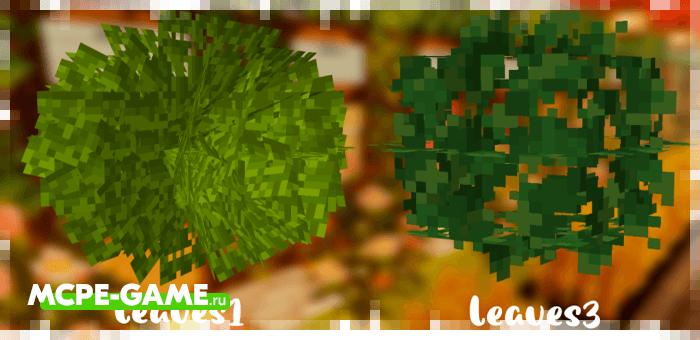 Ornamental plants from the Morriz Craft mod for Minecraft