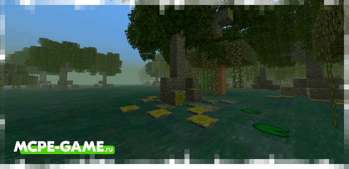 Swamp Biome from Nature's Spirit mod for Minecraft
