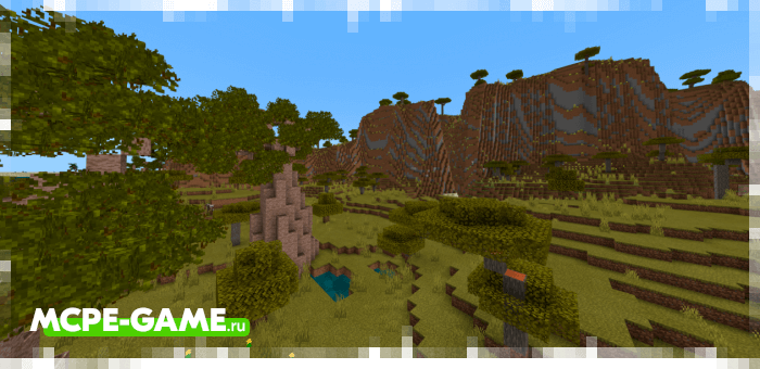 Savannah from Nature's Spirit mod for Minecraft