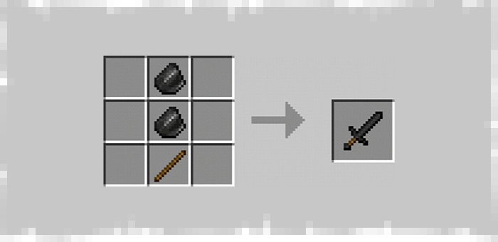 Silicon Sword from Super Swords mod for Minecraft