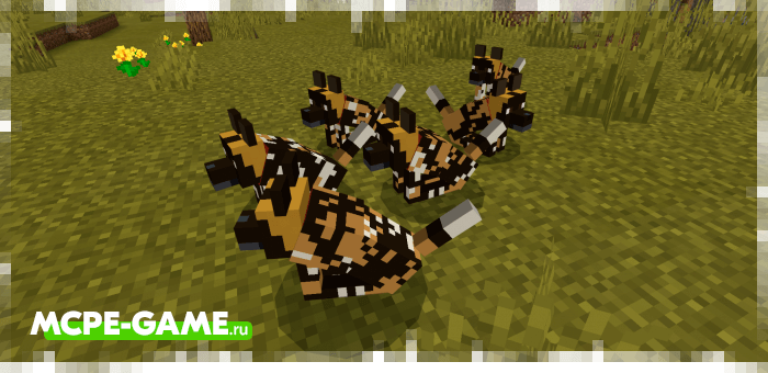 Wild dog from the Wolves+ mod for Minecraft