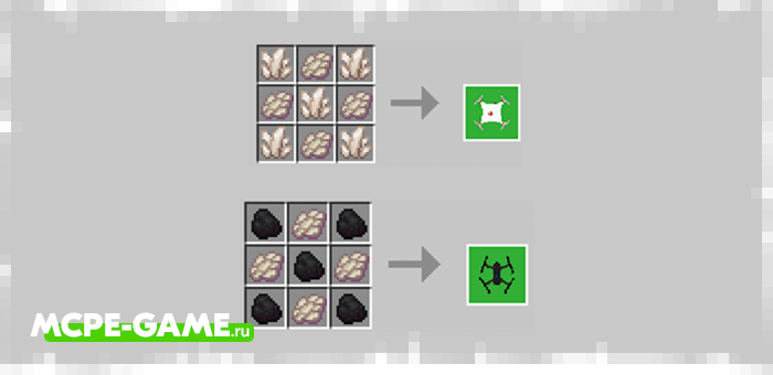 Minecraft Drone Addon Crafting Recipes